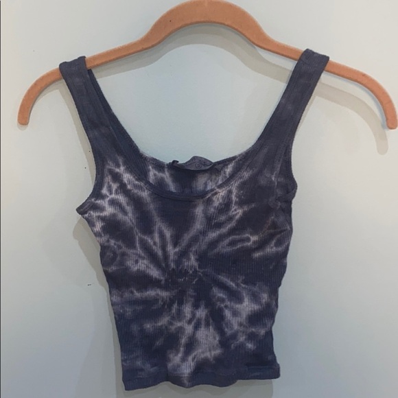 NEW LF SPIRAL TIE DYE POOR BOY TANK - Picture 1 of 5